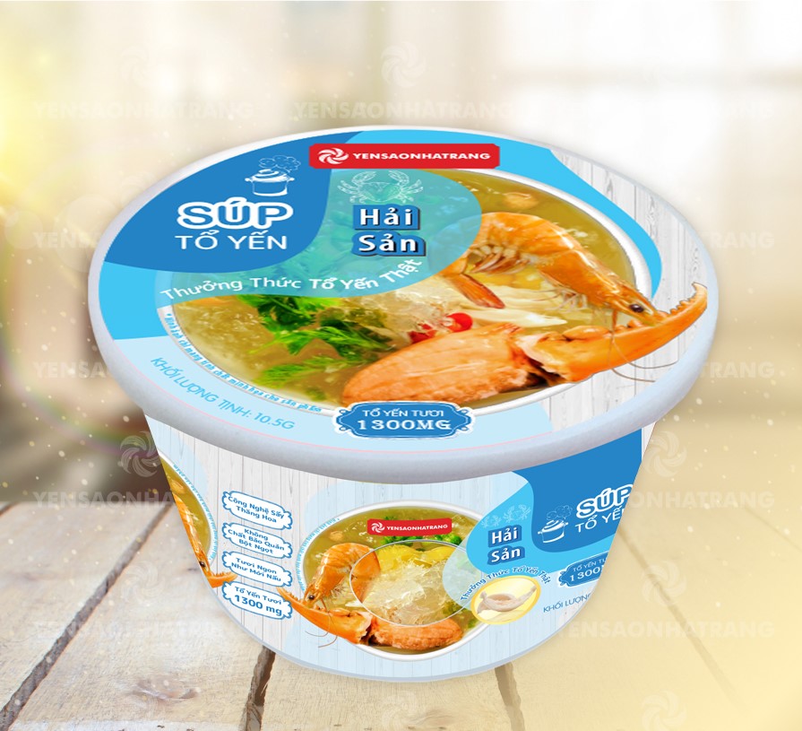 SÚP TỔ YẾN VỊ HẢI SẢN